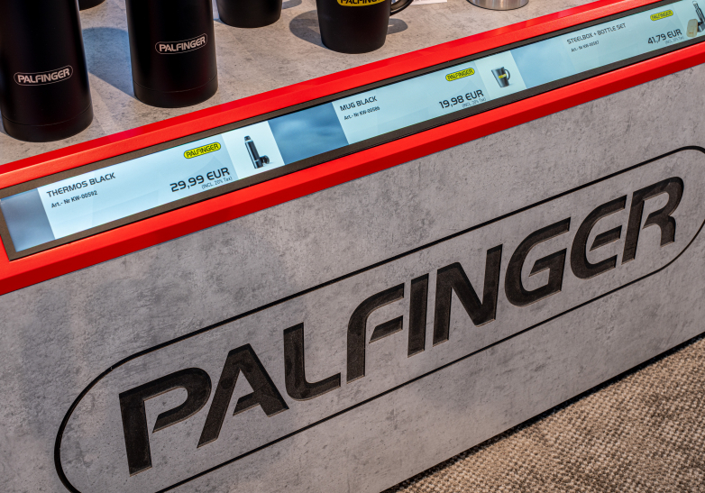 The first PALFINGER fan shop: An all-round brand experience
